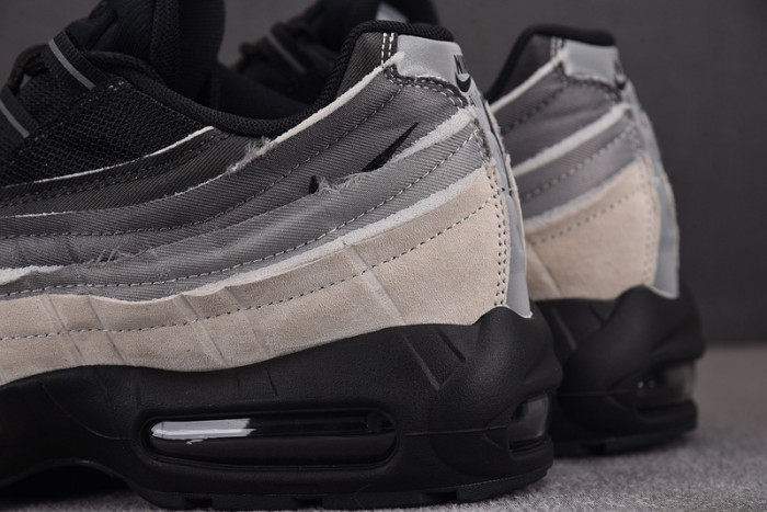 NK Air Max 95 Comme Des Garcons Black Grey CDG CU8406-101