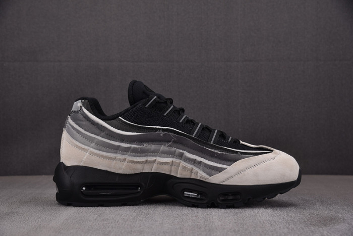 NK Air Max 95 Comme Des Garcons Black Grey CDG CU8406-101