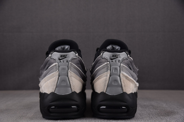 NK Air Max 95 Comme Des Garcons Black Grey CDG CU8406-101