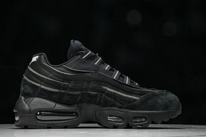 NK Air Max 95 Comme Des Garcons Black Grey CDG CU8406 001