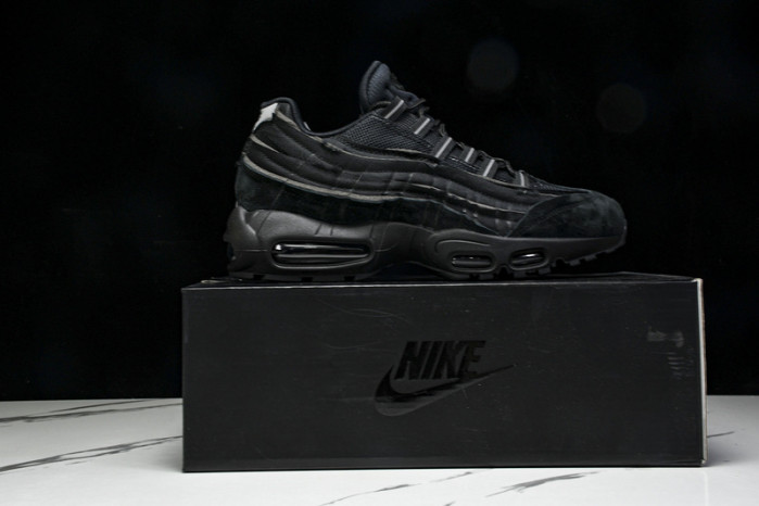 NK Air Max 95 Comme Des Garcons Black Grey CDG CU8406 001