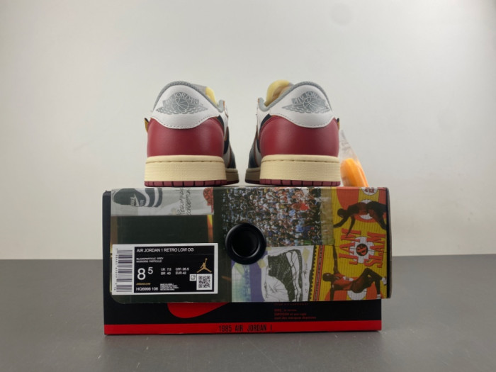 Air Jordan 1 Retro Low fragment Design x Union UN HQ6998-106