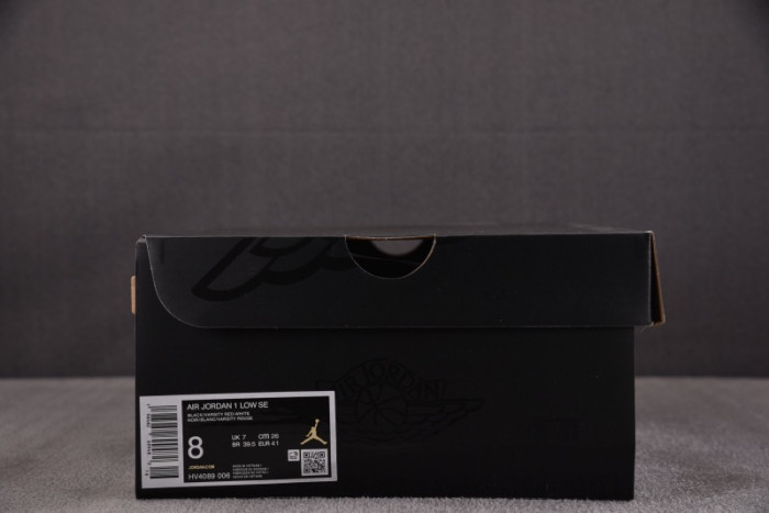 Air Jordan 1 Low SE Patent Varsity Red Black HV4089-006