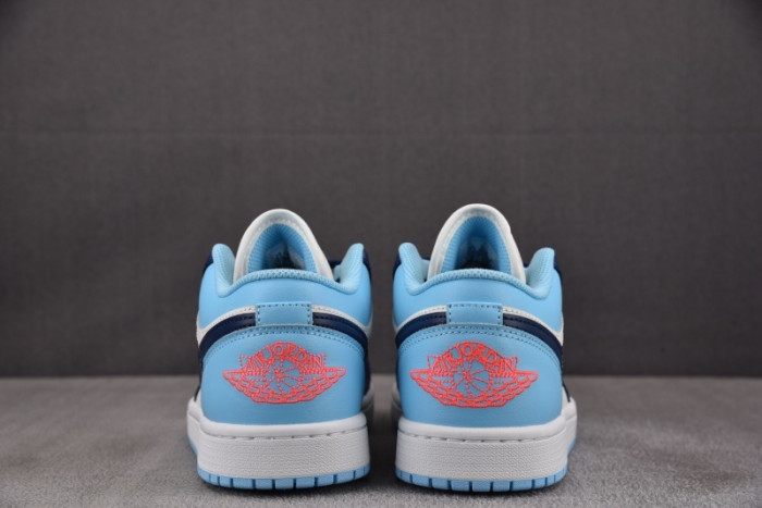 Air Jordan 1 Low Sail Blue Chill 553558-149