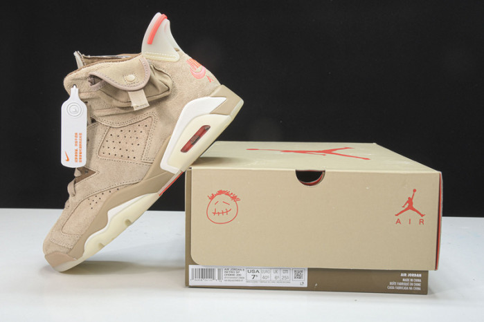 Travis Scott x Air Jordan 6“British Khaki” DH0690-200